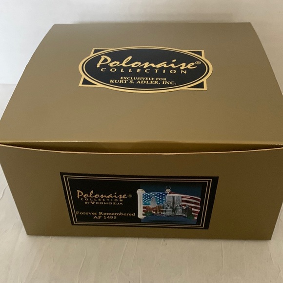 NEW KURT ADLER POLONAISE STARS & STRIPES Christmas ornament  FLAG USA AP 1479 - Picture 8 of 8